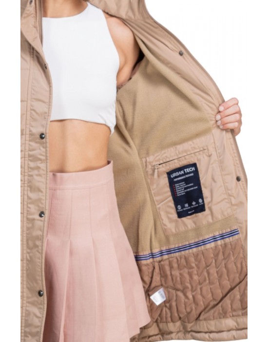 Women Travel Jacket Beige Color